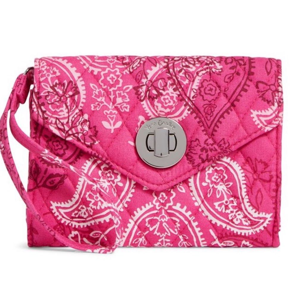 Vera Bradley Stamped Paisley Smartphone Wristlet